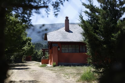 Chalet propiedad de la Comunidad de Madrid en Rascafría en el que Ayuso se hospedó con su familia el fin de semana del 12 y 13 de julio.