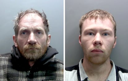 Daniel Graham y Adam Carruthers, en una imagen distribuida por la policía. 